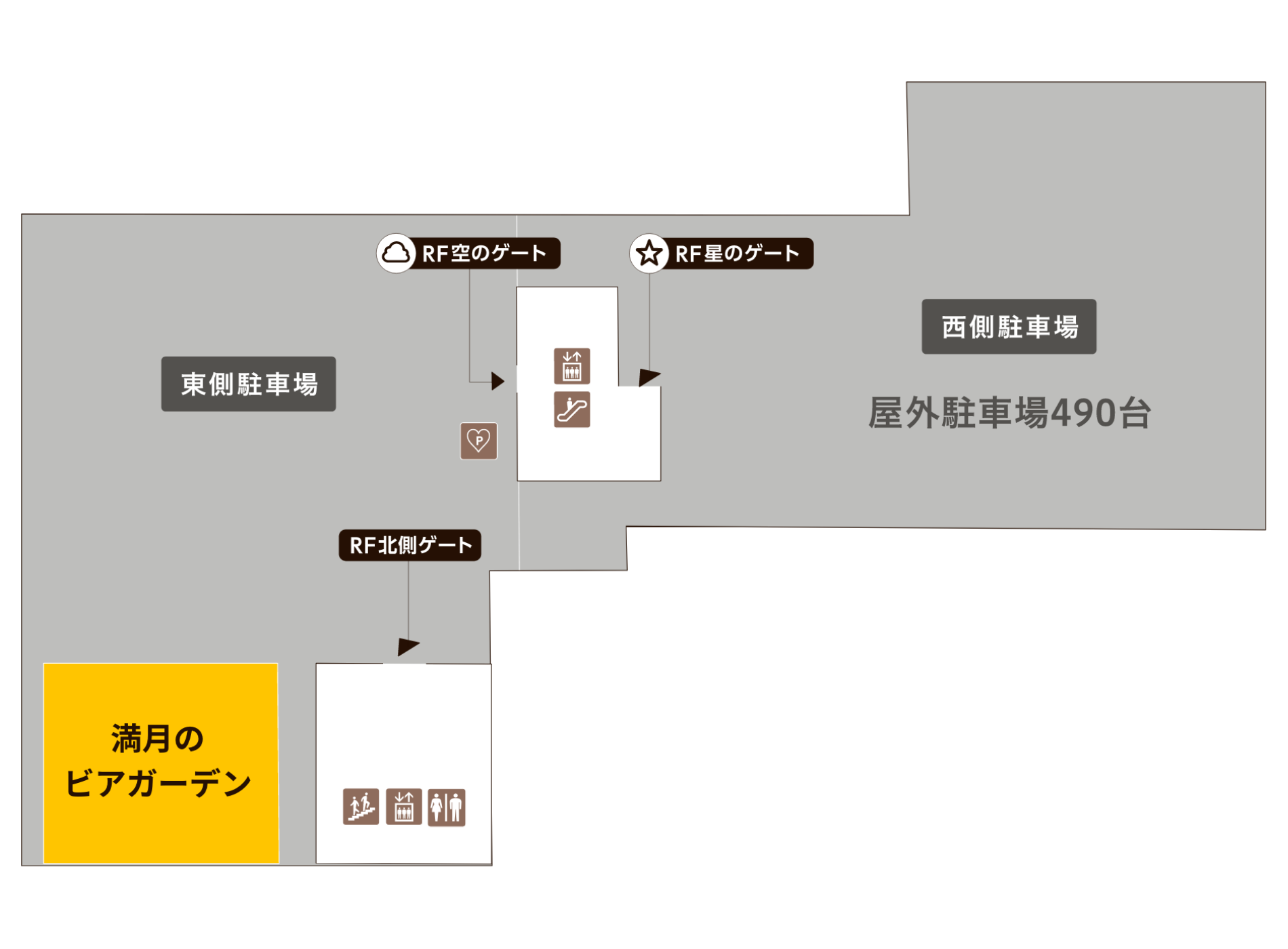 屋上 のフロアマップ